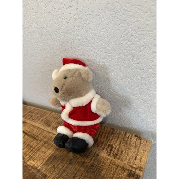 Starbucks Bearista Bear 10" Plush Santa Christmas 12th Edition Stuffed 2000 - Picture 2 of 7